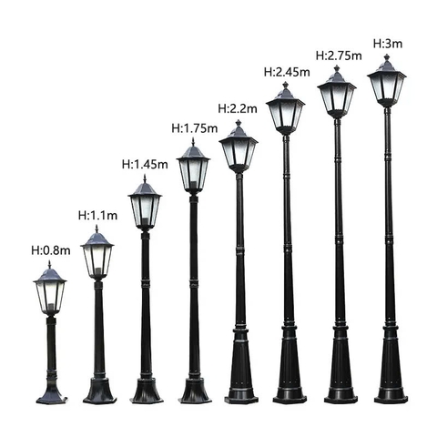 Bộ Đèn Chiêu Sáng 1 Kiểu Dáng Cho Công trình Cổ Điển Châu Âu Cho Ngoài Trời